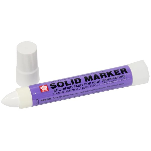 Waterproof Marking Stick - White, 12PK